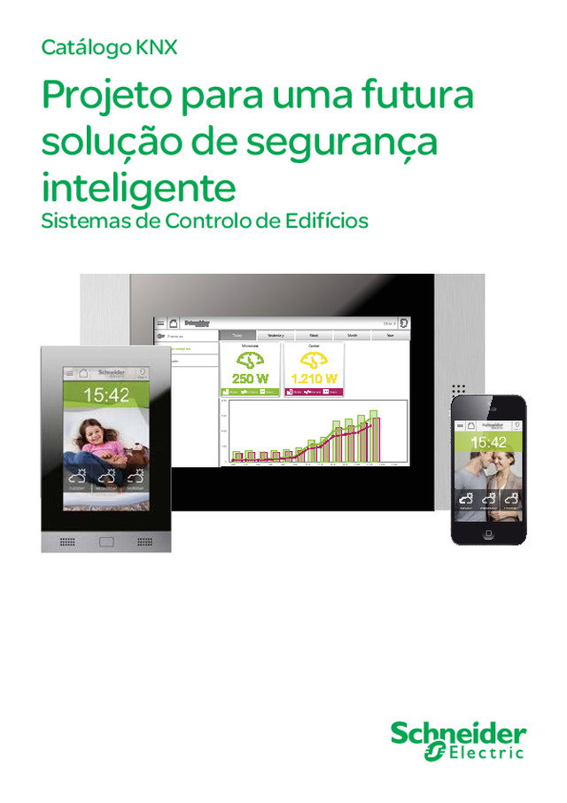 Catálogo KNX | Projeto para uma futura solução de segurança inteligente - Sistemas de controlo de edifícios