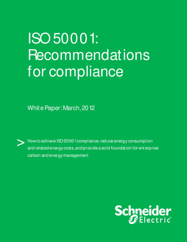 ISO 50001: Recomendações (EN)