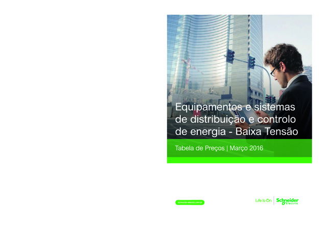 Schneider Electric: Automação & Controlo, Tabela de Preços (Março 2016)