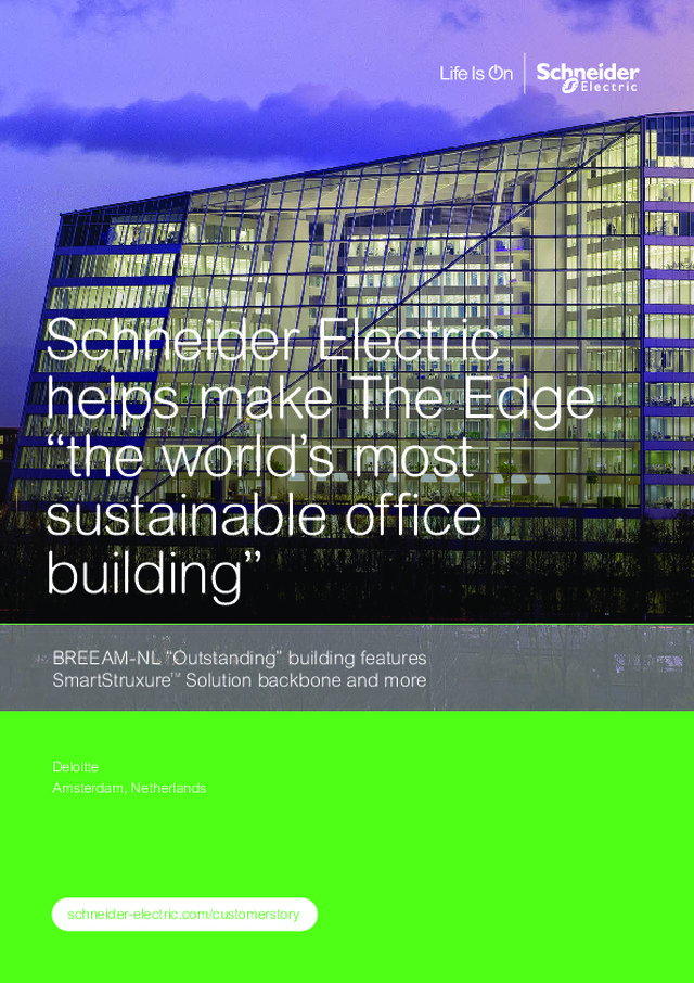 Schneider Electric equipa o edifício de escritórios mais sustentável do mundo