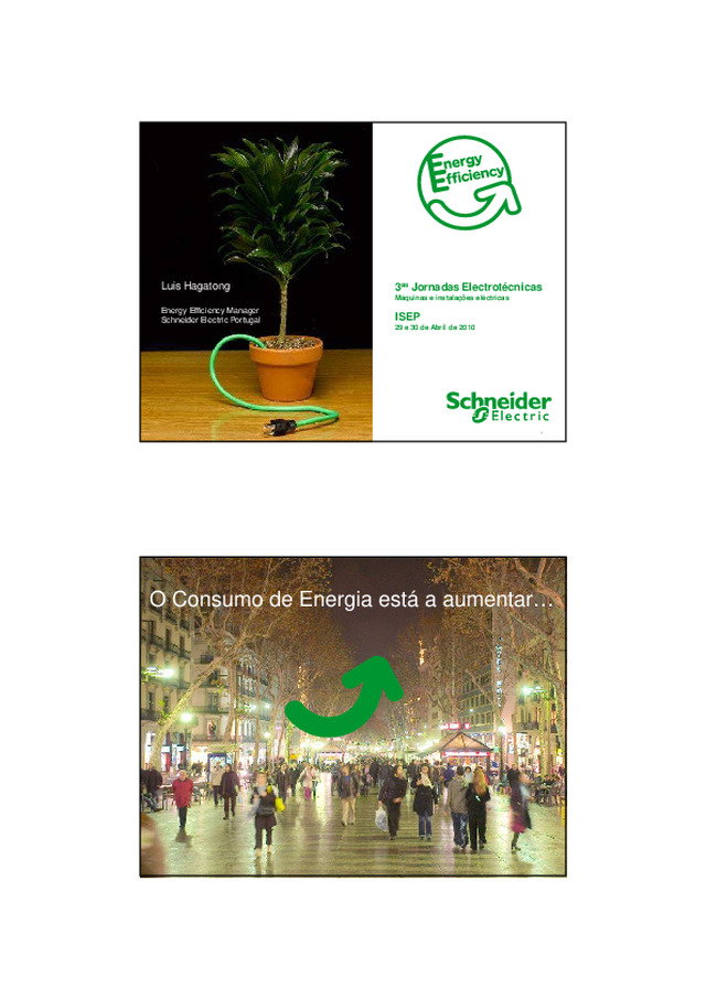 Consumo Eficiente de Energia - Máquinas e instalações eléctricas