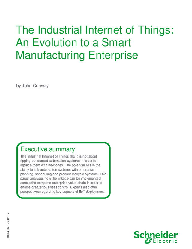 A Internet das Coisas Industrial: Uma evolução rumo à manufacturação inteligente