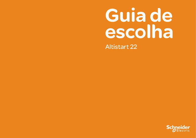 Guia de escolha Altistart 22