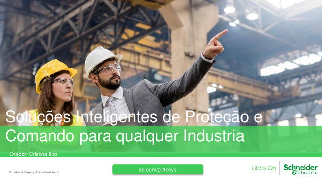 Apresentação webinar "Gestão e automação de instalações em edícios - Módulo I: Soluções inteligentes de protecção e comando para a indústria"