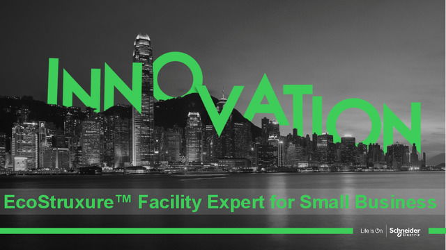 Apresentação do webinar Facility Expert for Small Business - Instalação e Parametrização