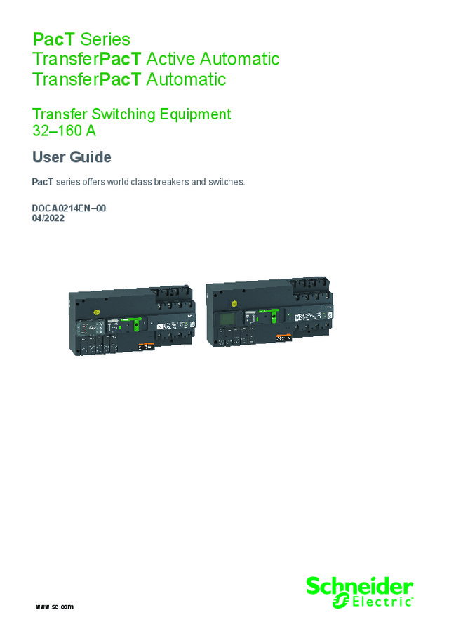 PacT Series TransferPacT Active Automatic (English)