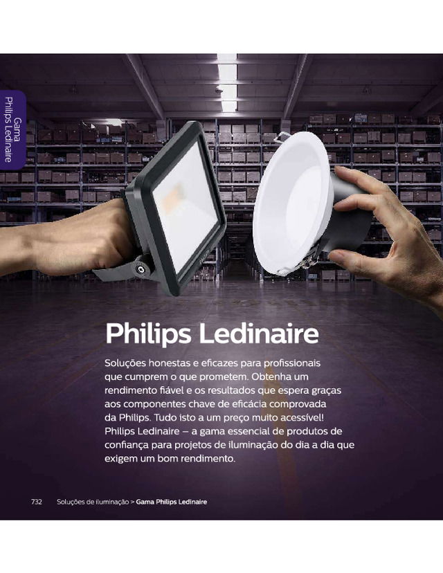 Catalogo iluminação, Philips Ledinaire