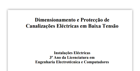 Redes de Distribuição de Baixa Tensão