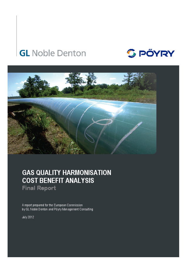 Análise de custo/ benefício para a harmonização da qualidade do gás