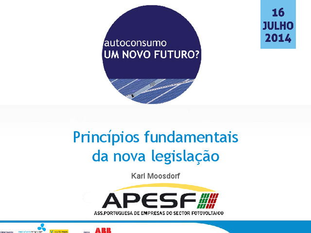 Princípios fundamentais da nova legislação, por Engº Karl Moosdorf