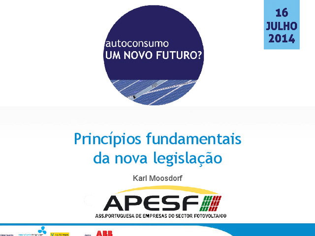 Princípios fundamentais da nova legislação, por Engº Karl Moosdorf
