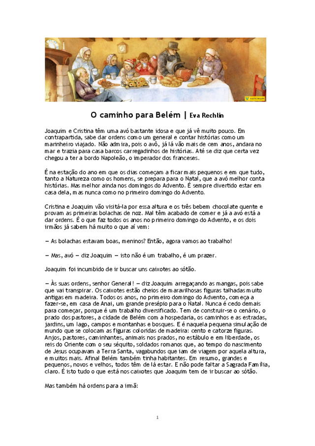 O caminho para Belém