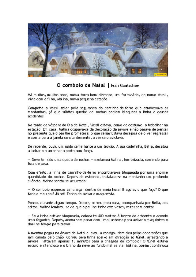 O comboio de Natal