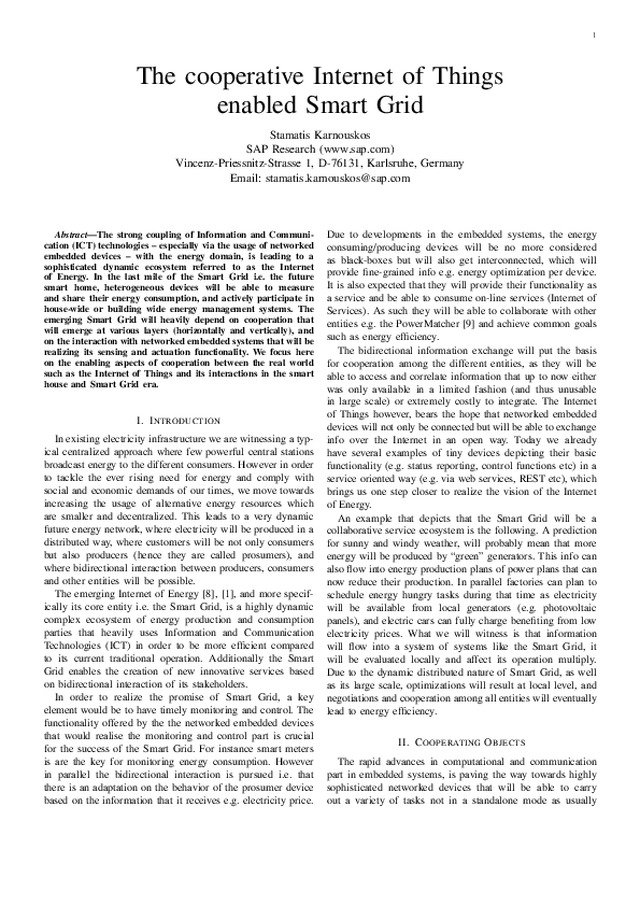 A Internet das Coisas (IoT) potencia as Smart Grids (EN)