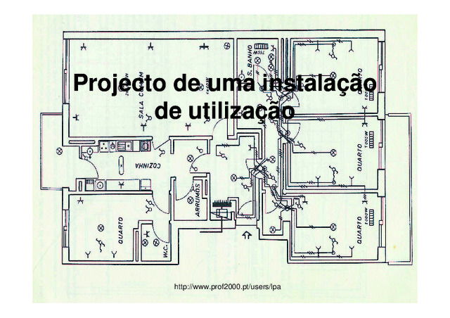 Projecto de uma instalação de utilização