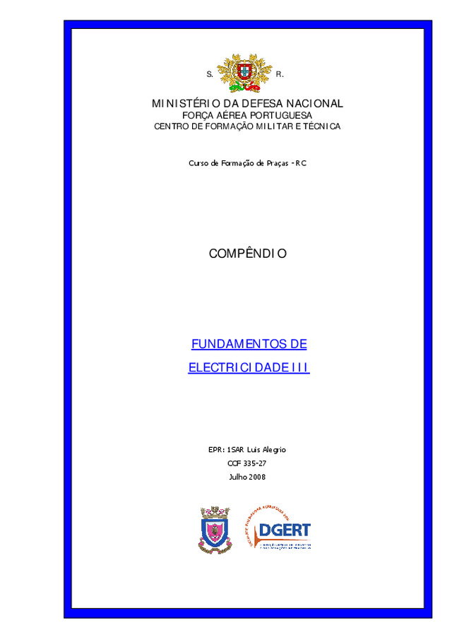 Fundamentos de Electricidade III — Manual de Corrente Alternada (AC)
