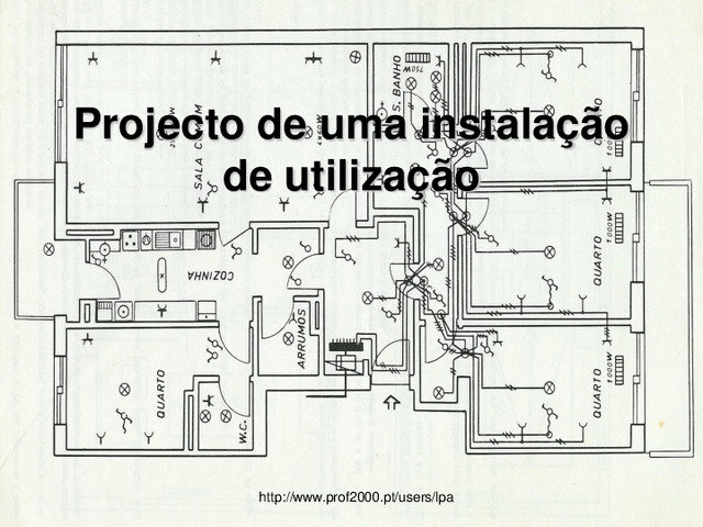 Projecto de uma instalação de utilização
