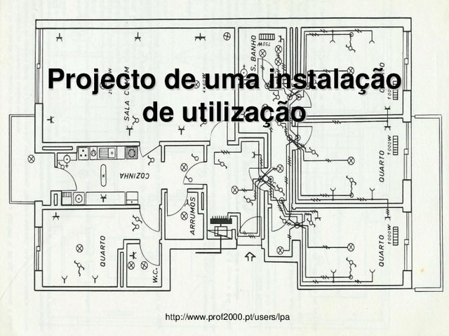 Projecto de uma instalação de utilização