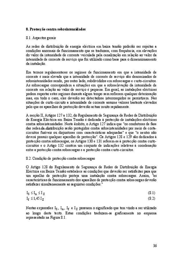 Protecção contra sobre-intensidades