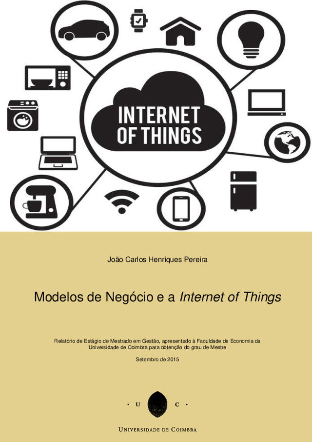 Modelos de Negócio e a Internet of Things