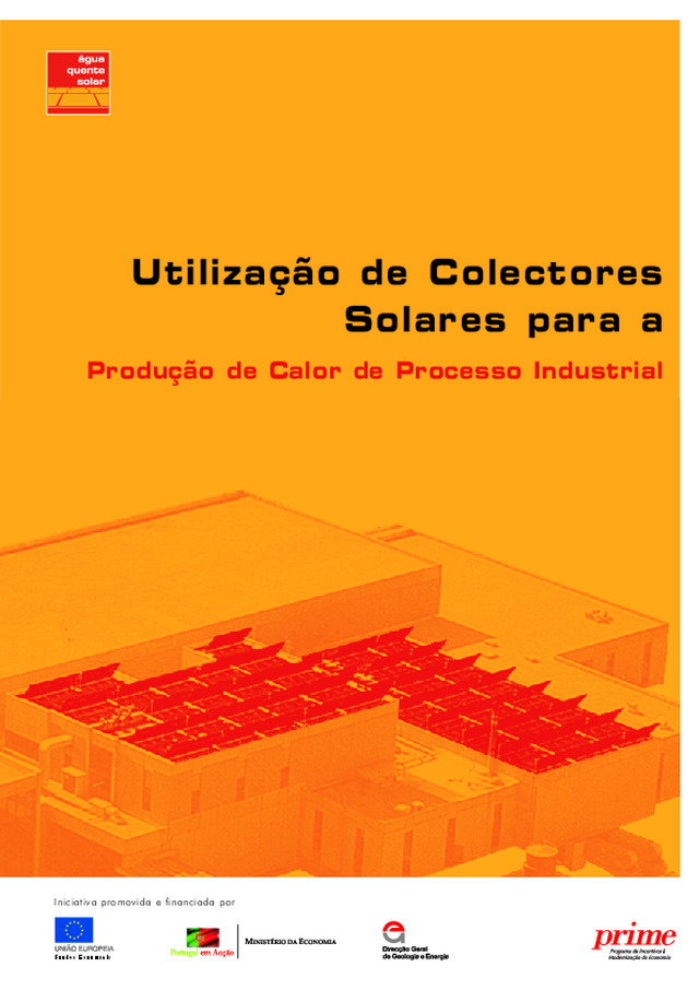 Utilização de colectores solares para a produção de calor de processo industrial