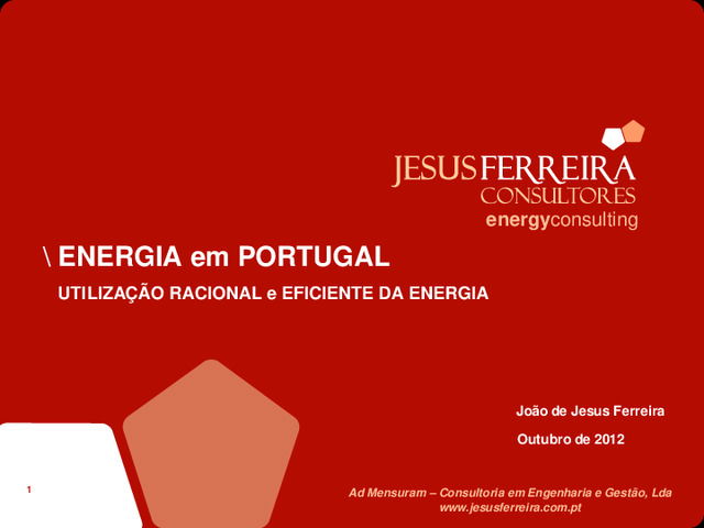 Apresentação do webinar sobre Eficiência Energética