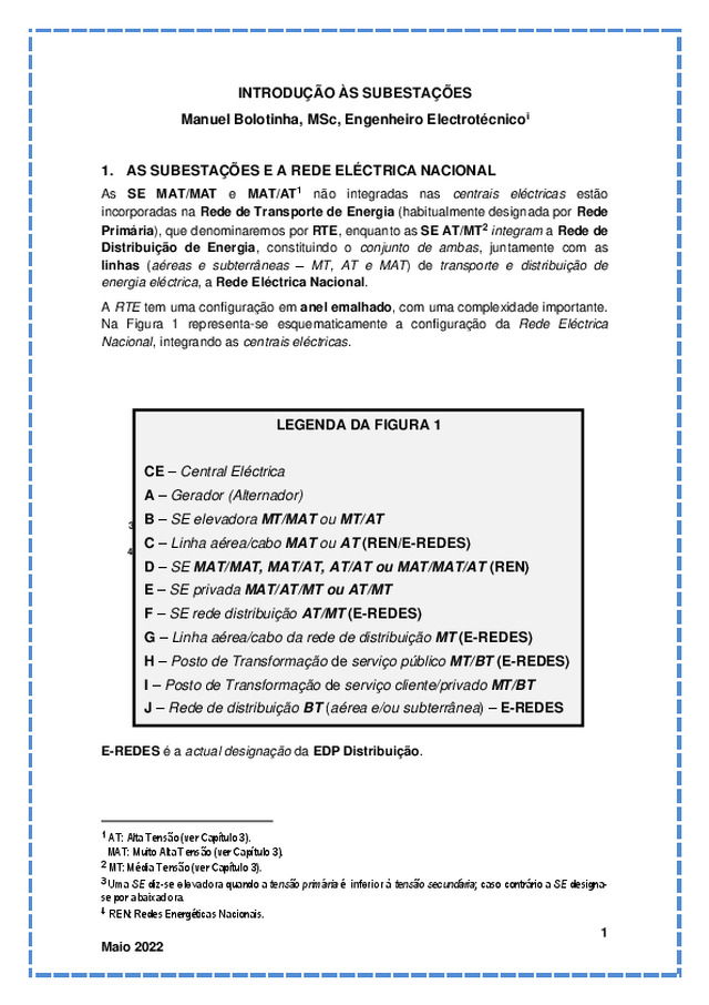 Introdução às Subestações
