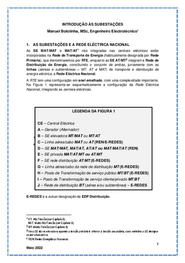 Introdução às Subestações