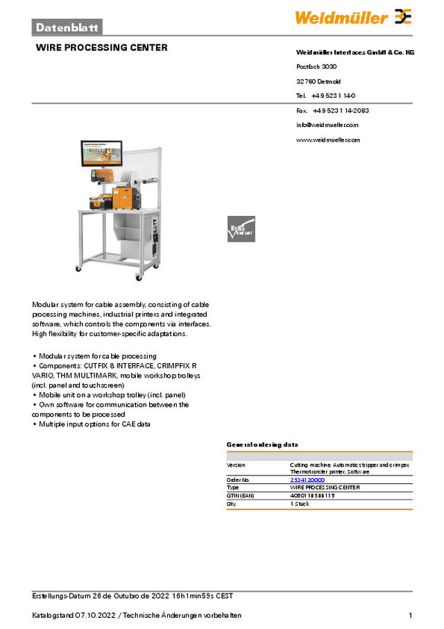 Wire Processing Center