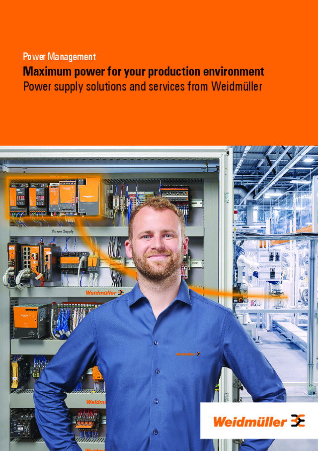 Power supply solutions and services from Weidmüller