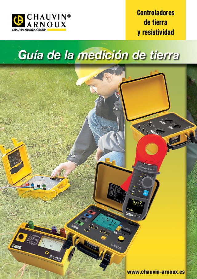 Controladores de terra e resistividade | Guia técnico de medição à terra (ES)