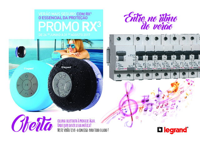 Folheto da campanha PROMO RX3 — Até 31 de Agosto de 2017
