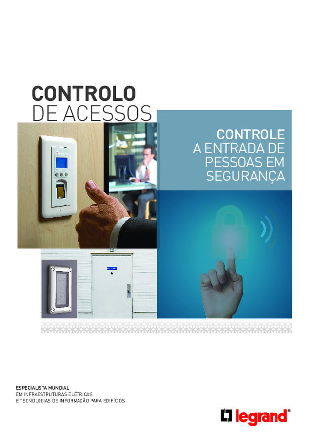 Controlo de acessos — controle a entrada de pessoas em segurança