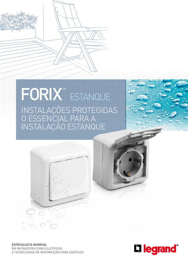 Forix estanque  — Instalações protegidas o essencial para a instalação estanque