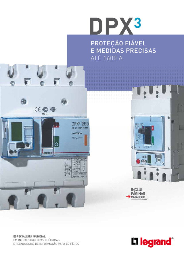 DPX3 — Protecção fiável e medidas precisas até 1600A