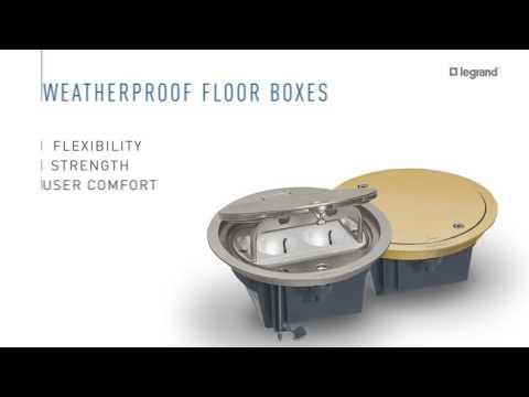 Caixas de chão metálicas IP 66 - 4 módulos