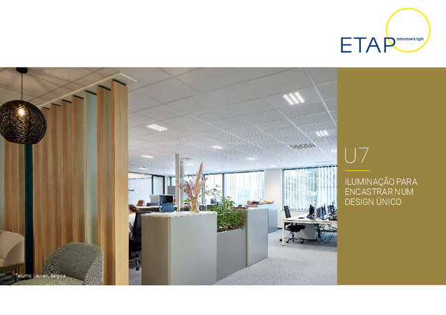 U7 - ILUMINAÇÃO PARA ENCASTRAR NUM DESIGN ÚNICO