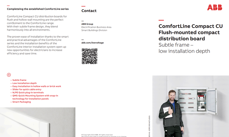 Comfortline ABB: Metade do tempo, dobro da eficiência!