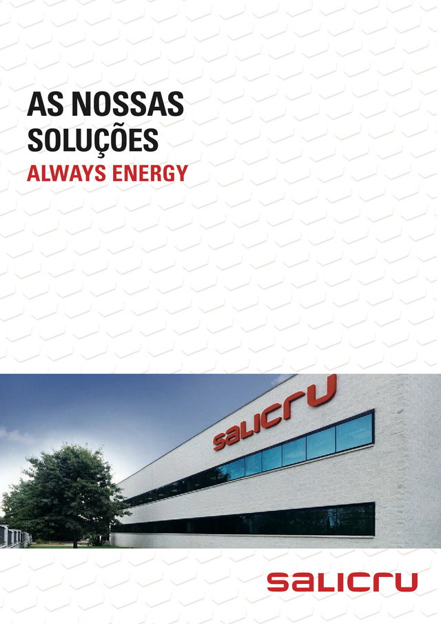 SALICRU - AS NOSSAS SOLUÇÕES 2026