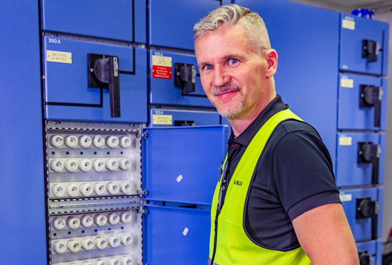 1-2 december: Besiktning av elinstallationer