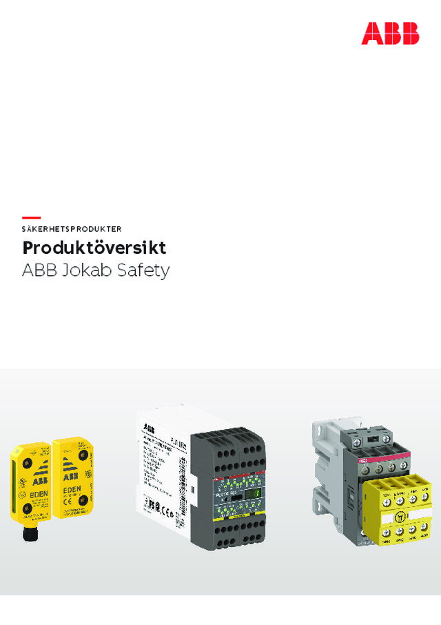 Produktöversikt säkerhetsprodukter Jokab
