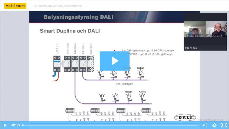 Smart styrning med Dali