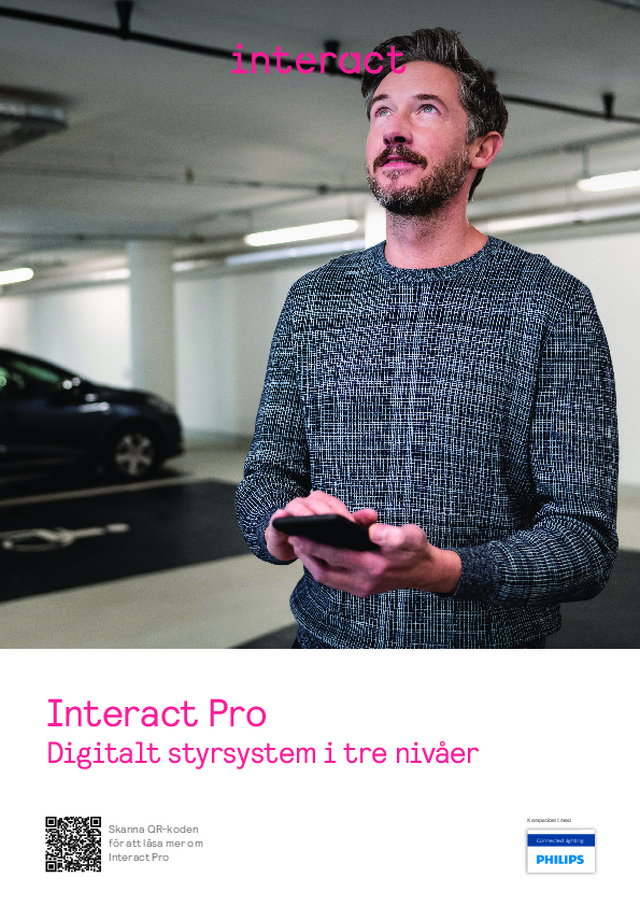 Interact Pro Digitalt styrsystem i tre nivåer