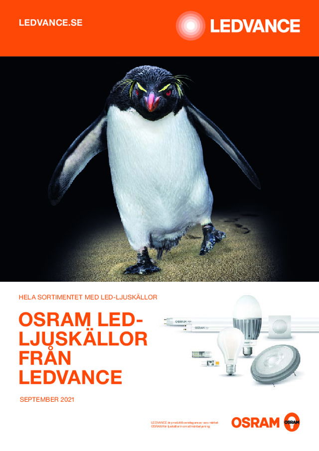 OSRAM LED-LJUSKÄLLOR  FRÅN  LEDVANCE