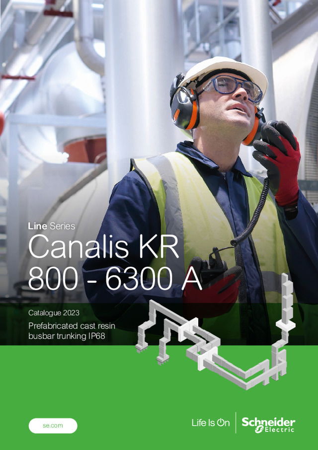 Prefabricerad epoxygjutna kanalskenor IP68, Canalis KR