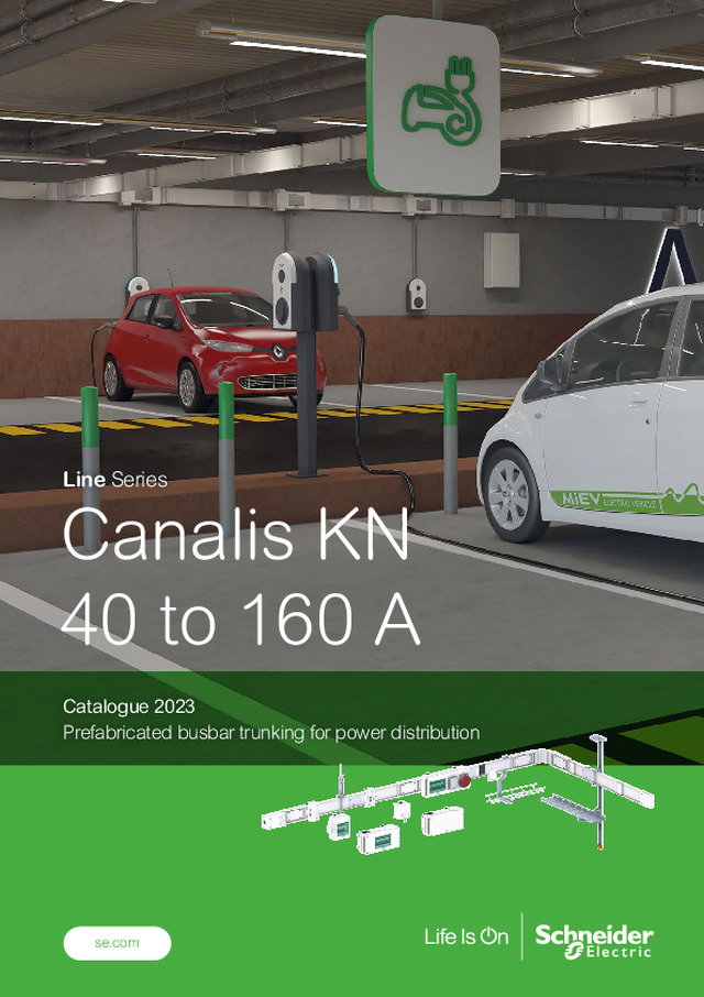 Kanalskena för kraftdistribution 40-160A, Canalis KN