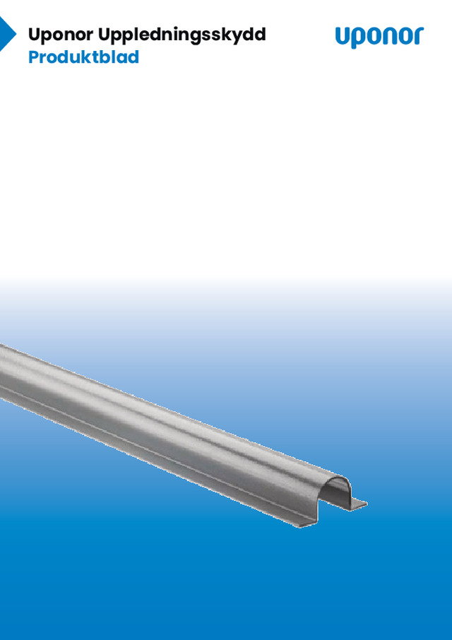 Uponor Uppledningsskydd Produktblad