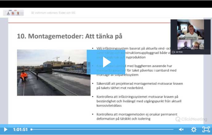 Esdec: Säkerhet på solcellstak: Kritiska framgångsfaktorer för hög kvalité och pålitliga solcellsinstallationer på tak