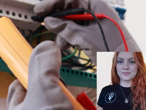 Petronella Larsson – elektrikern som jobbar för jämställdhet