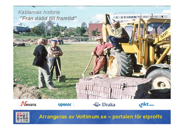Kablarnas historia - Från dåtid till framtid